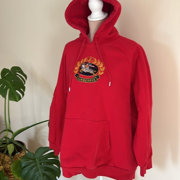 Oversized Classic Logo Vintage burberry sweatshirt - Picture 4 of 8